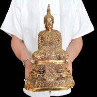 LK-O5พระแก้วมรกต เนื้อทอง รุ่นสมโภชกรุงปี2500 ทรงเครื่องฤดูหนาว(กว้าง7นิ้ว สูง10นิ้ว)บูชาเสริมสิริมงคลแก่บ้านเรือนที่พักอาศัย B