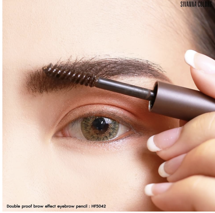 sivanna-double-proof-brow-multi-effect-eyebrow-pencil-hf5042-อายบราวน์-amp-มาสคาร่า-คอลเลชั่นพีช-ของแท้-พร้อมส่ง