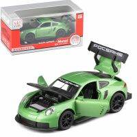 Jiaye 1:32 track version 911RSR racing car pull back four-door car model toy car VB32673 boxed ?☊