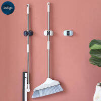 ที่แขวนไม้ถูพื้น ที่แขวนอเนกประสงค์ Mop holder ที่แขวนไม้ถูพื้นแบบติดผนัง  สามารถรับน้ำหนักได้สูงสุด 5 กิโลกรัม คละสี#B-026