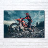 Motorcycles Posters K T M 690 Enduro R Adventure Bike Modern Wall Art Canvas Paintings For Living Room Home Decor DIY Frame