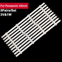 แถบทีวี Led แบ็คไลท์425มม. 3V สำหรับ Panasonic 42นิ้ว Sv0420a88_rev3_a_4led_130930 5คู่/ชุดไฟ Led Tx-42a400b Tx-42as500e