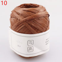 40g80M Ball Summer 100 Natural Raffia fiber yarn DIY hand knitting RAFFIA straw hat Crochet bag