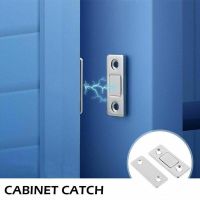 ✒◘ Punch-free ultra-thin invisible door suction sliding door wardrobe door magnetism strong door closers magnetic door lock latch d