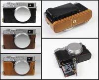 Support-Cod เคสกล้อง Pu สำหรับ Fujifilm X100v X100-v กล้องครึ่งถุงคลุมกระเป๋าเปิดออก3สีดำสีกาแฟสีน้ำตาล