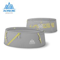 ☊☽✔ AONIJIE 4-way Stretch Hydration Running Belt Waist Pack Travel Money Bag Trail Marathon Gym Workout Fitness Mobile Phone Holder