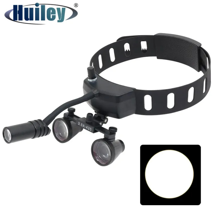 5W LED Headlight Headband Dental Loupes Light Brightness Adjustable