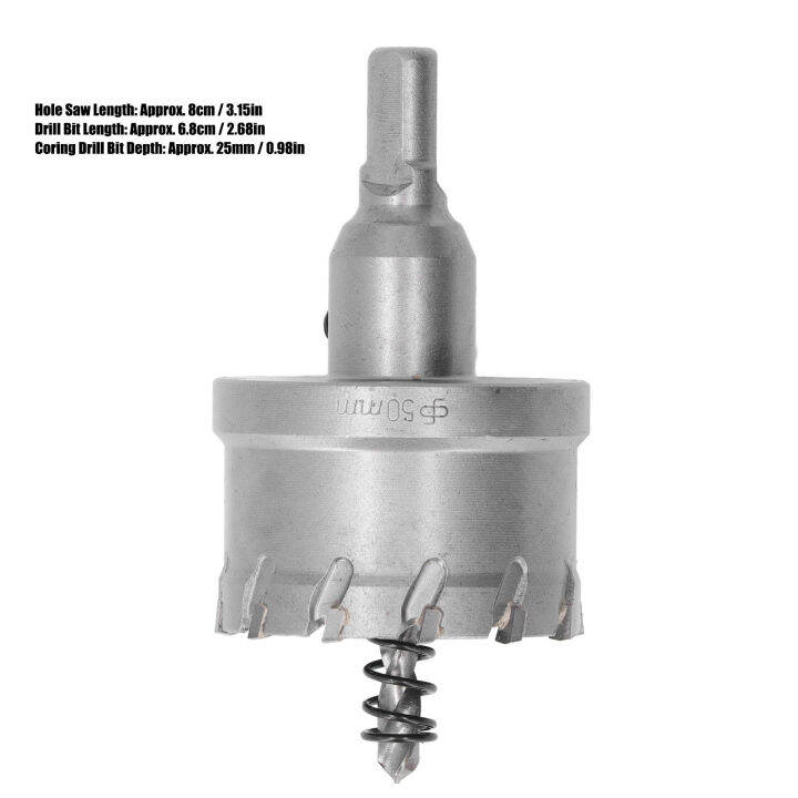 Holes Saws Drill Bit, Split Design C45 Steel Cemented Carbide Hole Saw