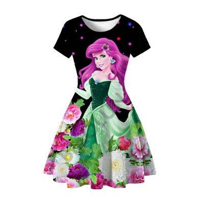 〖jeansame dress〗 DisneyPalace Pets BeautifulGirls Cute SweetRuffle SleeveDress Party Birthday SkirtPeice