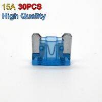 High Quality Brand 30pcs Mini Size Auto Boat Car Blade Fuse 15 AMP Fuses  Accessories