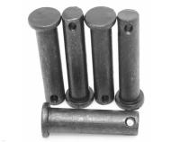 10pcs M5 iron GB882 Locating pin Flat head with holes Cylindrical shaft pins 16-40mm length