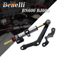 สำหรับ Benelli BN600 TNT600 ตัวกันกระแทกพวงมาลัยคาร์บอนไฟเบอร์ BJ600,ตัวหน่วงการควบคุมความปลอดภัยชุดอุปกรณ์เสริมกล้อง GoPro การติดตั้งฐานยึด