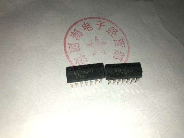 new-original-tl074cn-in-line-ti-texas-dip-14-imported-operational-amplifier-tl074