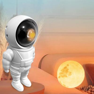 Astronaut Projection Lamp 360 Degree Adjustable Magnetic Touch Control Kids Toy Warm Lighting Spaceman Ambient Night Light Night Lights