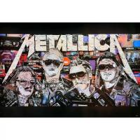 โปสเตอร์ Metallica เมทัลลิกา (รูปใหม่ 21/02/66) โปสเตอร์  ภาพ รูปภาพ วงดนตรี โปสเตอร์ ติดผนัง สวยๆ poster
