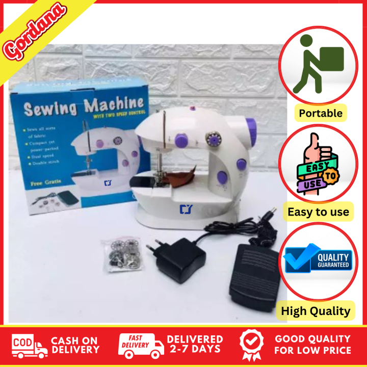 Gordana Mini Portable Electric Sewing Machine Battery Operated Sewing Machine With Foot Pedal 1818