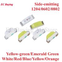 【CC】 100pcs 1204 0602 0802 SMD Side-emitting Diode Yellow-green Side Emitting