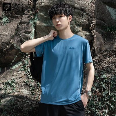 JACK WOLFSKIN Wolf Claw Short-Sleeved T-Shirt Male Jackwolfskin23 Spring And Summer New Outdoor Round Neck Casual T-Shirt 5819153