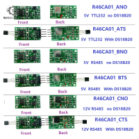 Shockley RS485 TTL DS18B20เซ็นเซอร์อุณหภูมิโมดูลโปรแกรมการควบคุมระยะไกล PLC RTU พอร์ตอนุกรมโมดูลการได้มาจากระยะไกล