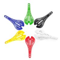 【LZ】♂  Sela de bicicleta de plástico leve MTB Road Mountain Bike Saddle Almofada de PVC Ciclismo Aranha Peças Ocas Ergonômicas