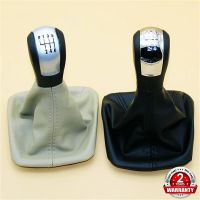 ❐♘ 5 / 6 Speed Car Gear Stick Shift Knob Leather Boot For Skoda Octavia MK2 A5 A6 2004 2005 2006 2007 2008 2009 2010 2011 2012 2013