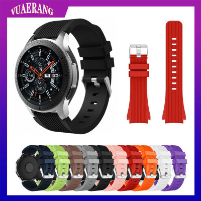 VUAERANG ที่มีคุณภาพสูงนุ่มซิลิโคนสายรัดข้อมือ20/22มิลลิเมตรสำหรับ Samsung Galaxy Watch 42 46มิลลิเมตร SM-R800วงเปลี่ยนสร้อยข้อมือยางสายนาฬิกา