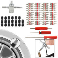 1/6/7/32/64PCS ยางวาล์ว Core เครื่องมือกำจัดวาล์ว Stem Core ประแจไขควงยางซ่อมเครื่องมือสำหรับรถยนต์รถจักรยานยนต์รถบรรทุก-ttlg4809