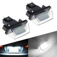 Car Interior Accessories LED License Number Plate Lights Lamp For Peugeot 206 407 308 Citroen C3 C4 C5 Tail Lighting Sign