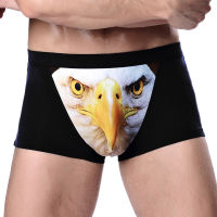 4XL Wolf Panties For Men Modal Mens Underwear Boxers 3D Print Underpants Sexy Male Boxer Shorts Pouch Cartoon Large Sizes