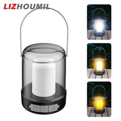 LIZHOUMIL Outdoor Led Camping Light Portable Type-c Charging Tent Lights Camping Lantern For Fishing Bbq Hiking