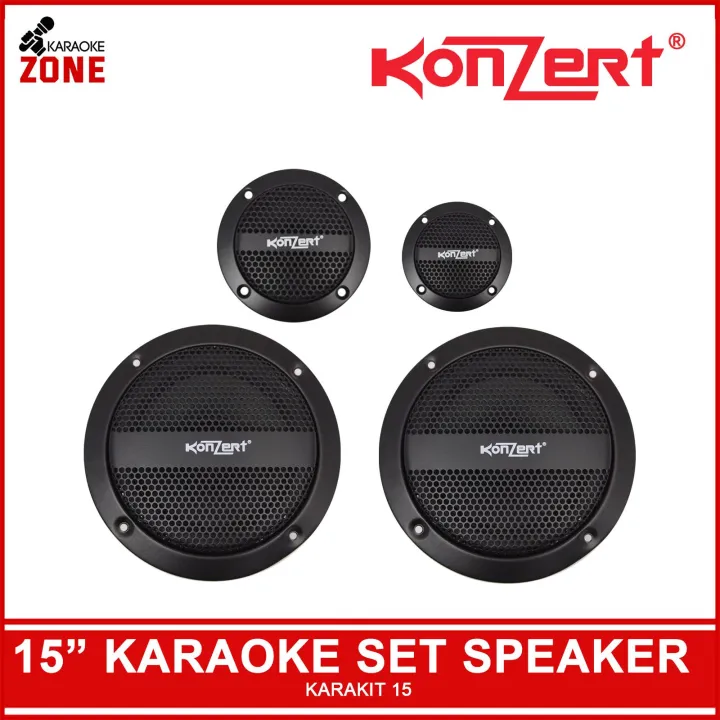 KONZERT Karakit 15 Karaoke Speaker Set / Karaoke Speaker Set | Lazada PH