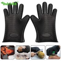 Silicone Heat Resistant Gloves Oven Grill Pot Holder Mitt Glove Kitchen Baking Cook BBQ Hand Protect Insulated Glove Kitchen