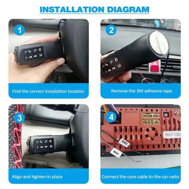 steering-wheel-remote-control-controller-button-support-for-car-radio-multi-function-control-switches-for-car-radios-multimedia-player-music-dependable