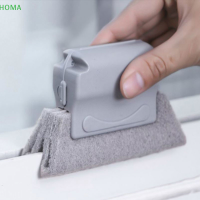 ?【Lowest price】HOMA หน้าต่างร่องทำความสะอาดผ้าหน้าต่างทำความสะอาดแปรงทำความสะอาดหน้าต่างทำความสะอาดช่องทำความสะอาดเครื่องมือ