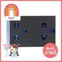 เต้ารับคู่ 3 ขา SIEMENS 5UB9852-7PB04 สีดำDOUBLE SOCKET SIEMENS 5UB9852-7PB04 3-PIN BLACK **จัดส่งด่วนทั่วประเทศ**