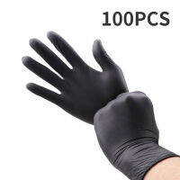 100pcsBox Disposable Black Gloves For WorkGardeningDishwashingHousehold Kitchen Cleasning Work Protective Safety Gloves