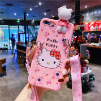 เคสสำหรับ iPhone,ลายการ์ตูนน่ารักสำหรับ iPhone 6 6S 6 Plus 6S Plus 7 8 SE 2020 iPhone 7 Plus 8 Plus X XS XR iPhone 11 11 Pro 11 Pro Max iPhone 12 12 Pro 12 Pro Max เคสซิลิโคนนิ่มลายคิตตี้ฝาครอบ Hp พร้อมกระเป๋าสะพายข้าง