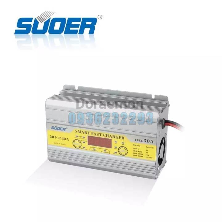 suoer-mh-1230a-เครื่องชาร์จแบต12v-30a-เต็มเเล้วตัด-หน้าจอดิจิตอลจอแสดงผล-lcd-แบตเตอรี่-สำหรับ-auto-moto