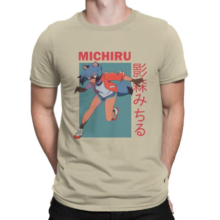 michiru-kagemori-trigger-mens-t-shirts-bna-brand-new-animal-anime-novelty-tee-shirt-men-t-shirts-camisas-t-shirts-pure-cotton