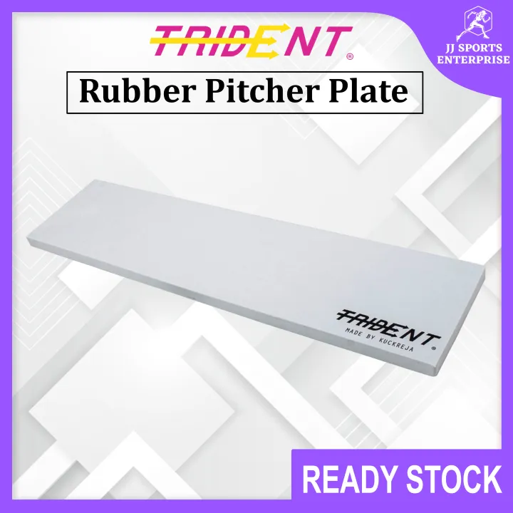Trident Softball Pitcher Plate Rubber Sofbol Bola Lisut Lazada