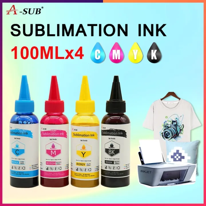 Asub 400ml sublimation ink with All Epson Desktop Inkjet Printers for