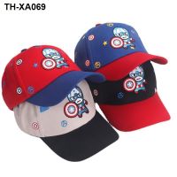 The European and animated cartoon America baseball cap new children hat K598 boys the summer