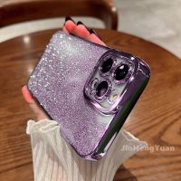 Suitable For Luxury Square Plating Glitter Case for IPhone 14 Plus 11 13 12 Pro Max Soft Silicone Transparent Cover