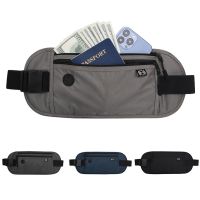 Invisible Travel Waist Pack Pouch for Passport Money Belt Bag Hidden Security Wallet Outdoor Sports Jogging Chest Pack Waist Bag Running Belt