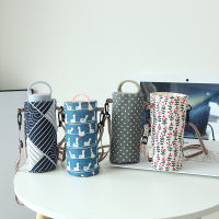 Cotton Linen Portable Canvas Bag Water Bottle Accessories Cup Cover Bottle Bag Cup Protector