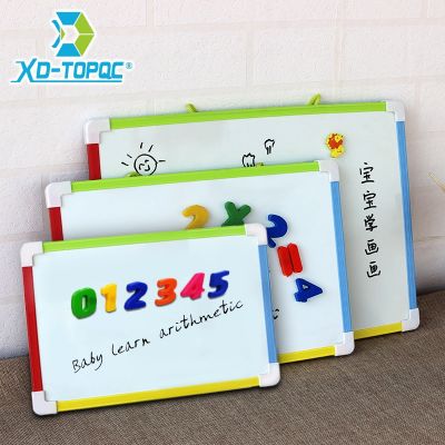 3 Style Kids Whiteboard Magnetic Dry Eraser White Board With Free Gifts Number Magnets Preschool Children Memo Message Boards
