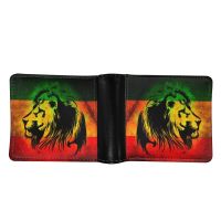 ZZOOI FORUDESIGNS Mighty Lion Printing Multifunctional Credit Card Case Personalized Custom Picture Design Mens Wallet PU Money Bag