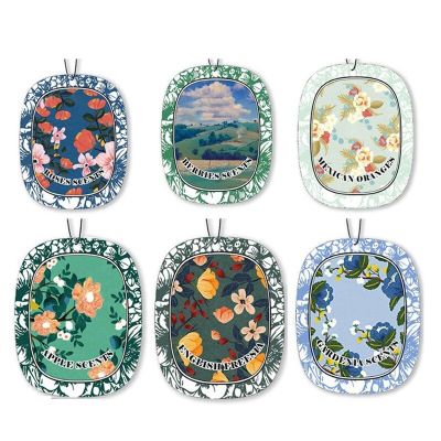 【DT】  hotCar Supplies Comfortable Durable Fragrance Lasting Anti-flavor Fragrance Paper Hanging Piece Car Accessories Car Aromatherapy