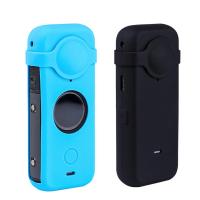 Dust-proof Protective Case for Insta 360 ONE X2 Camera Full Body Silicone Case Cover Protector Soft Cover Shell with Lens Cover vividly