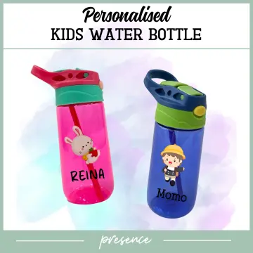 Color Kids Water Bottle - Nate - 500 ml - Neon Pink